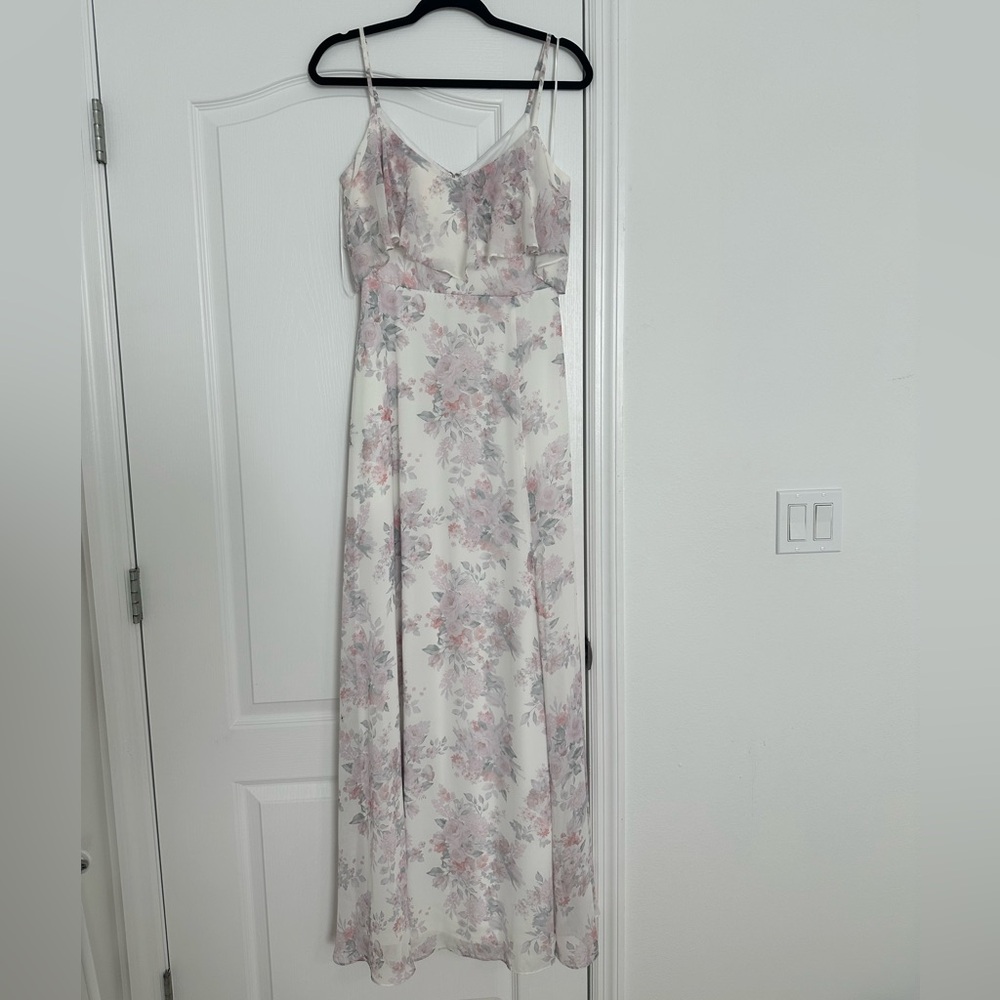 Birdy Grey Pink Maxi Sundress Spaghetti Strap